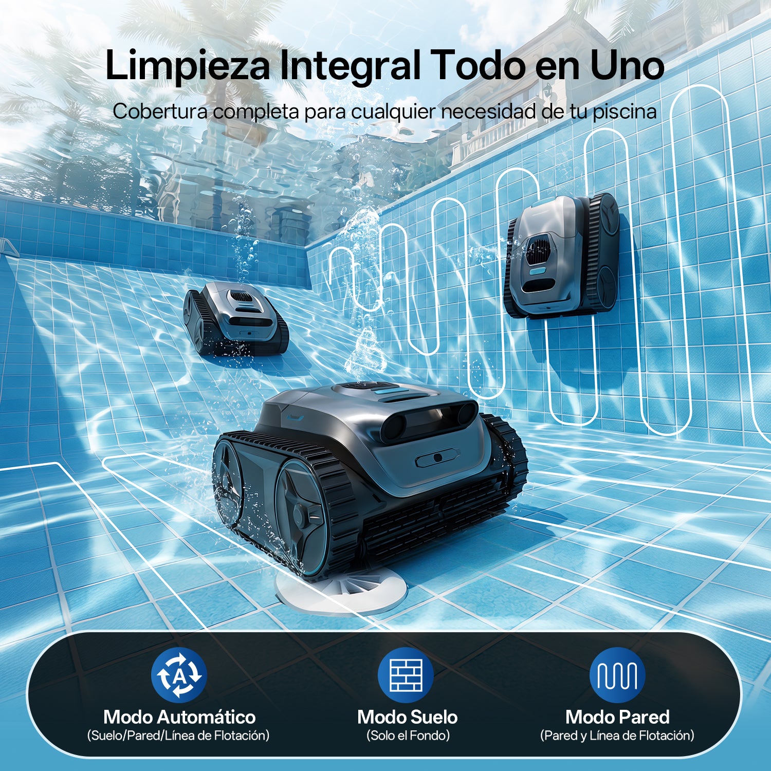 Ultenic Pooleco 30 Robots Limpiafondos Piscina