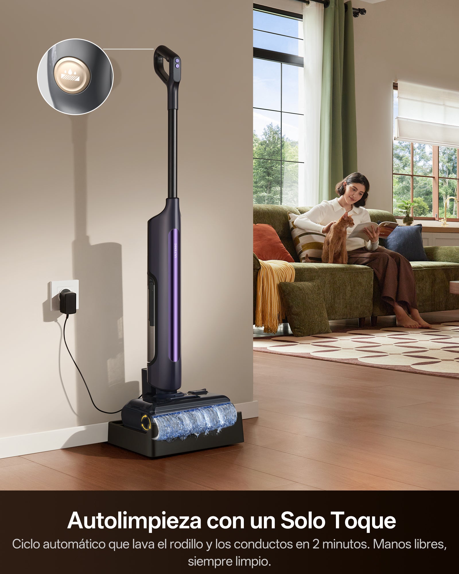 Aspirador de vassoura inteligente Ultenic AC1 TriFlex