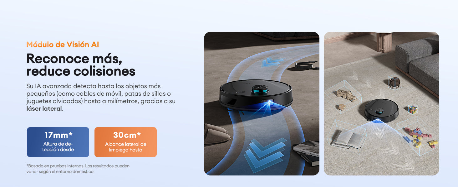 ¿Qué métodos de navegación utilizan los robots aspiradores y cuál es su principio?