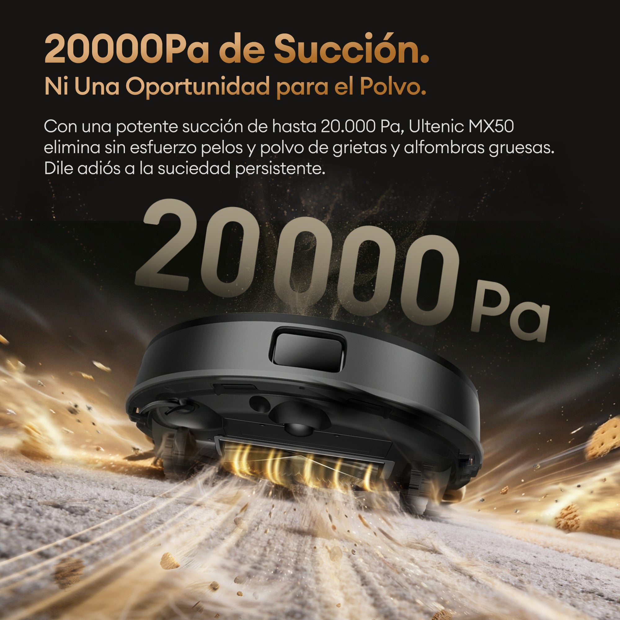 Ultenic MX50 Robot Aspirador y Fregasuelos