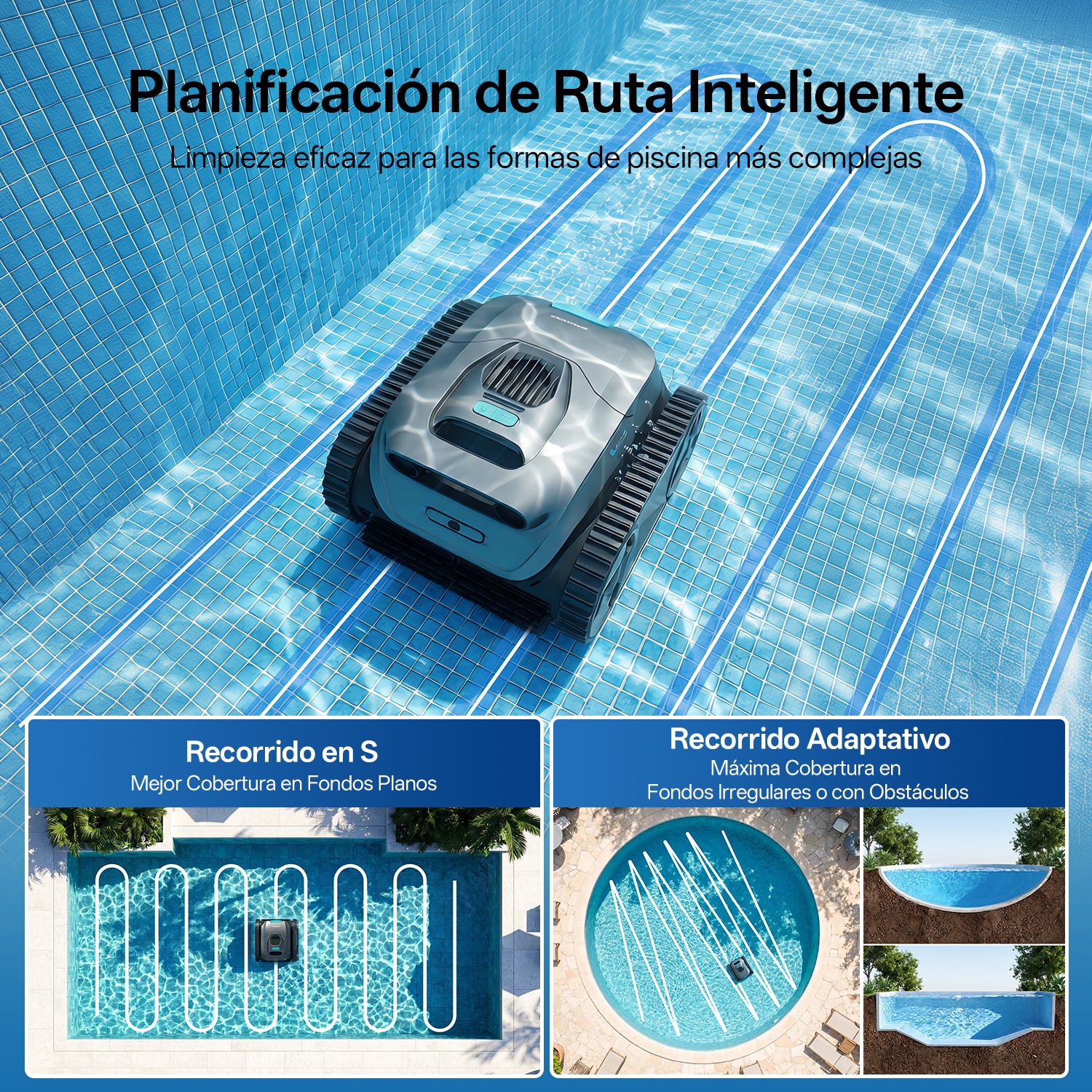 Ultenic Pooleco 30 Robots Limpiafondos Piscina