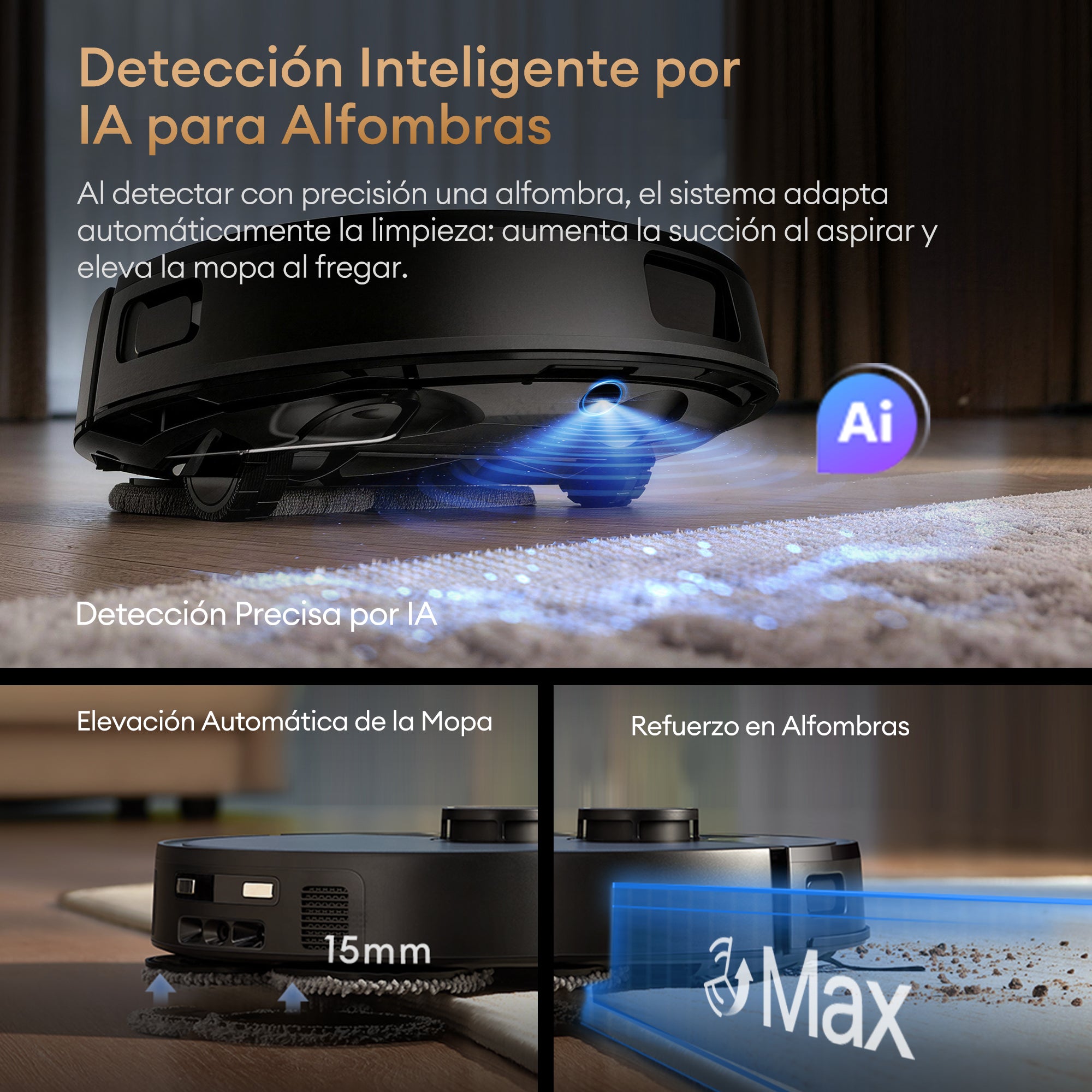 Ultenic MX50 Robot Aspirador y Fregasuelos