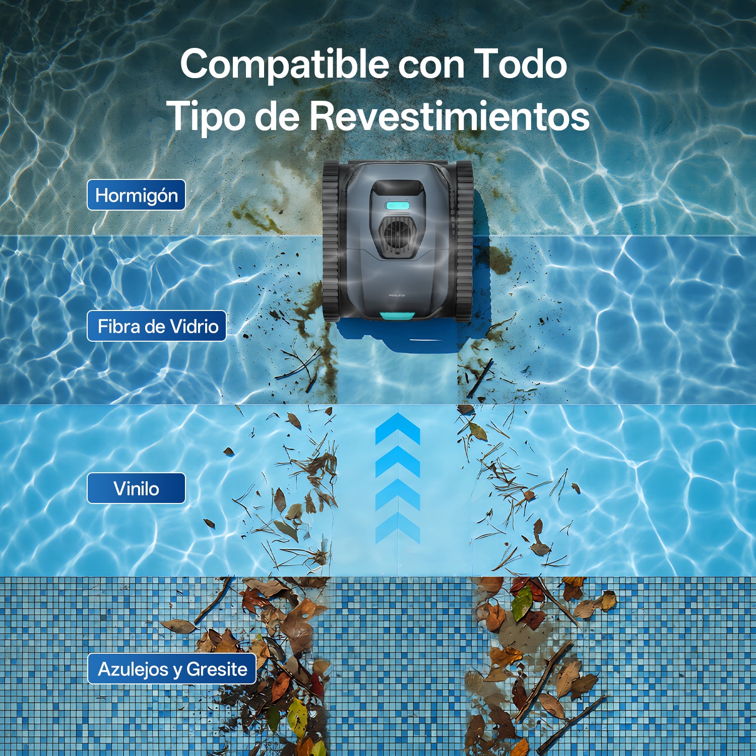 Ultenic Pooleco 30 Robots Limpiafondos Piscina