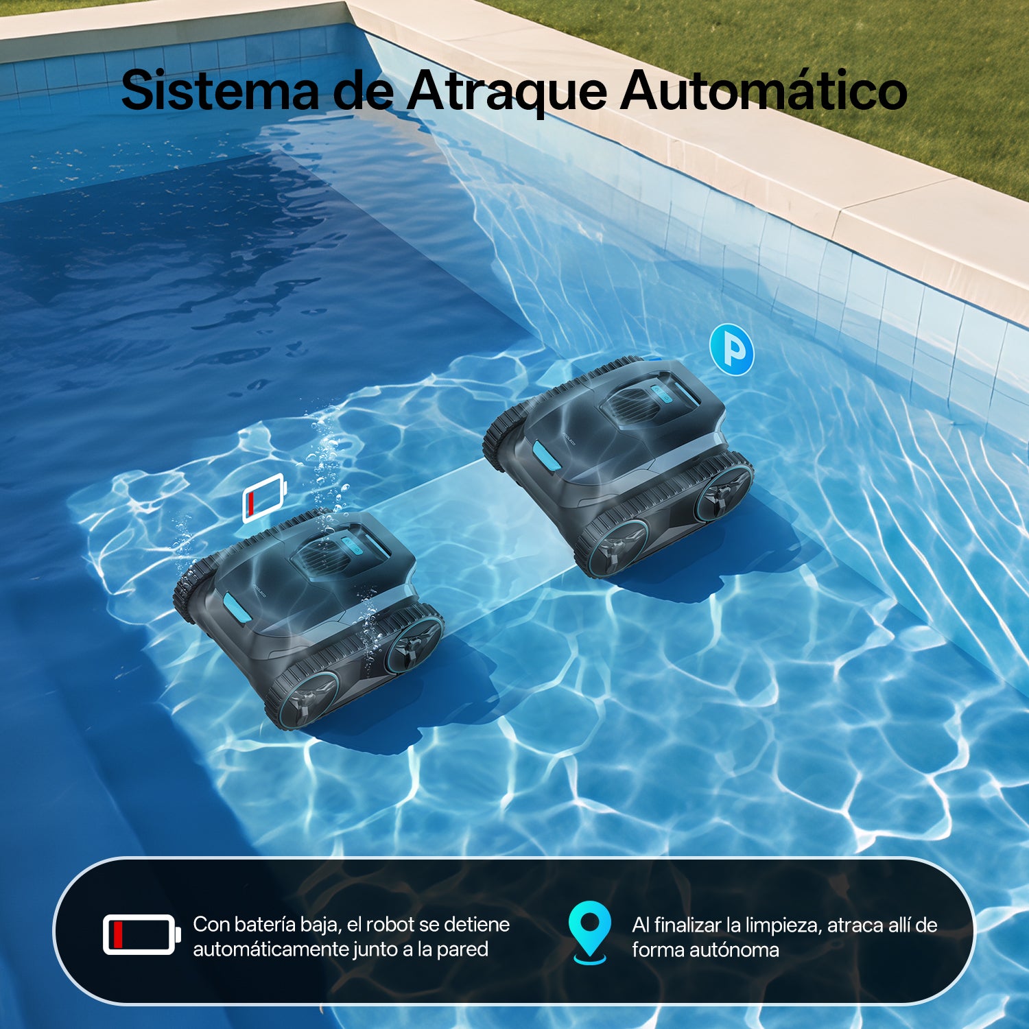 Ultenic Pooleco 30 Robots Limpiafondos Piscina