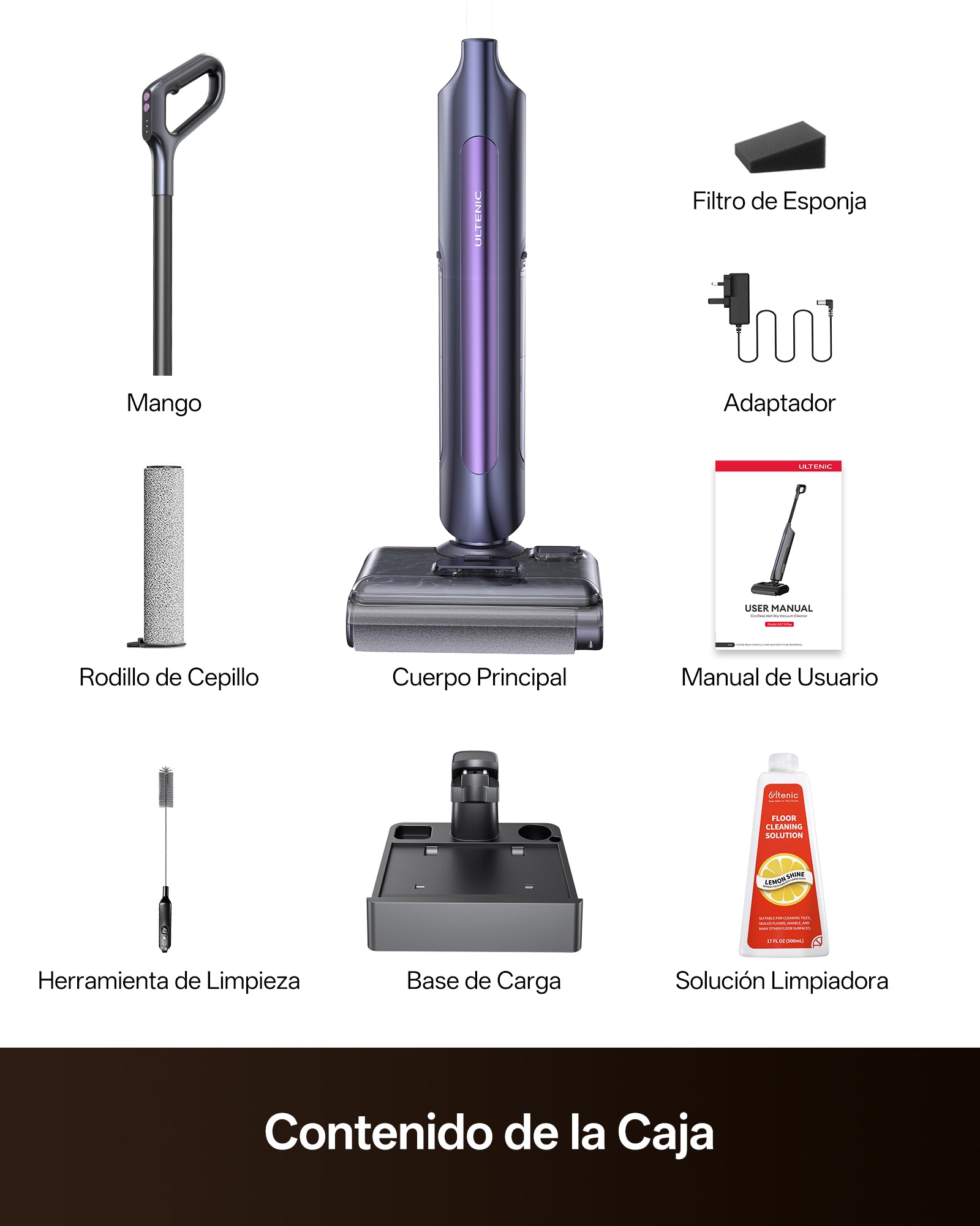 Aspirador de vassoura inteligente Ultenic AC1 TriFlex