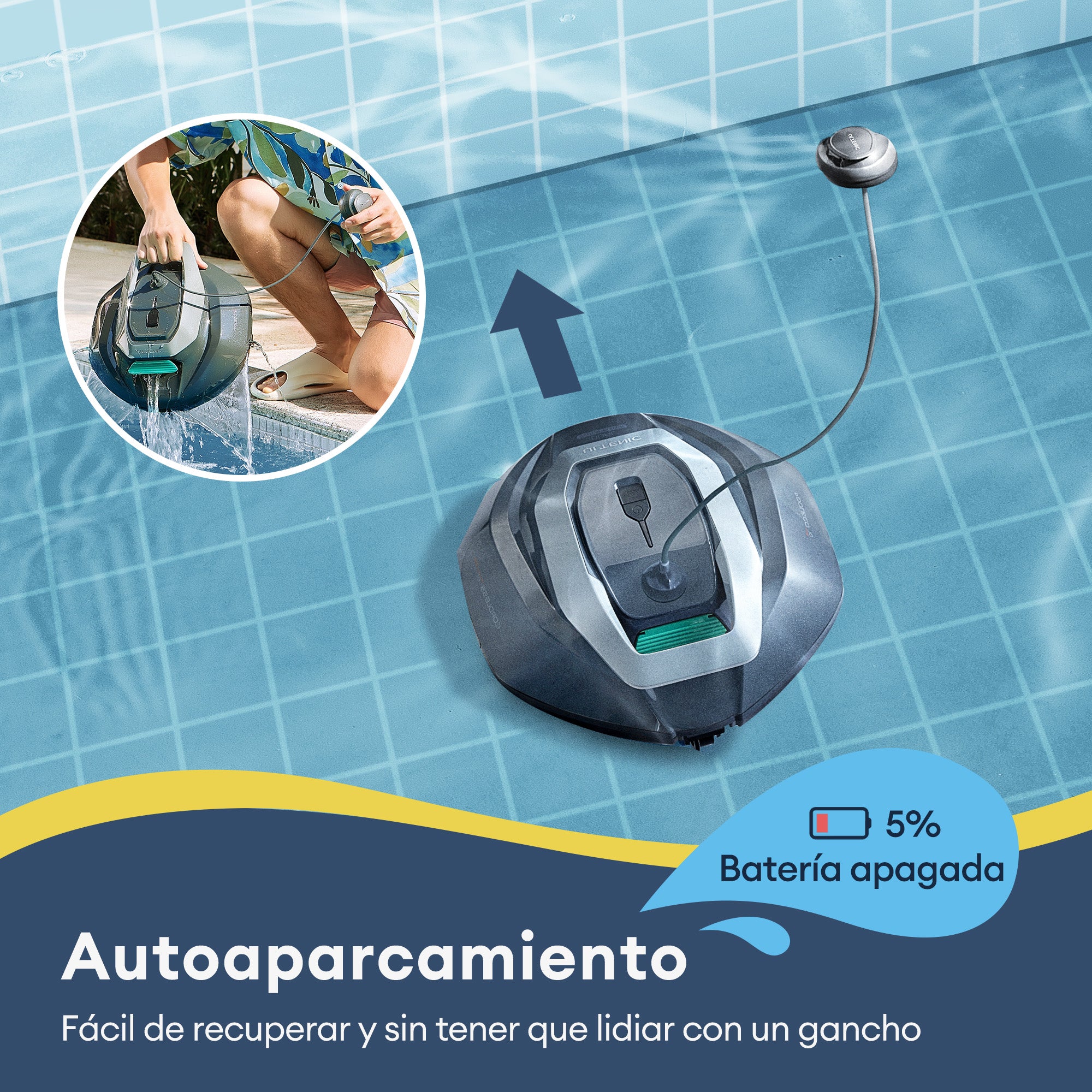 Robôs limpadores de piscina Ultenic Pooleco série 10