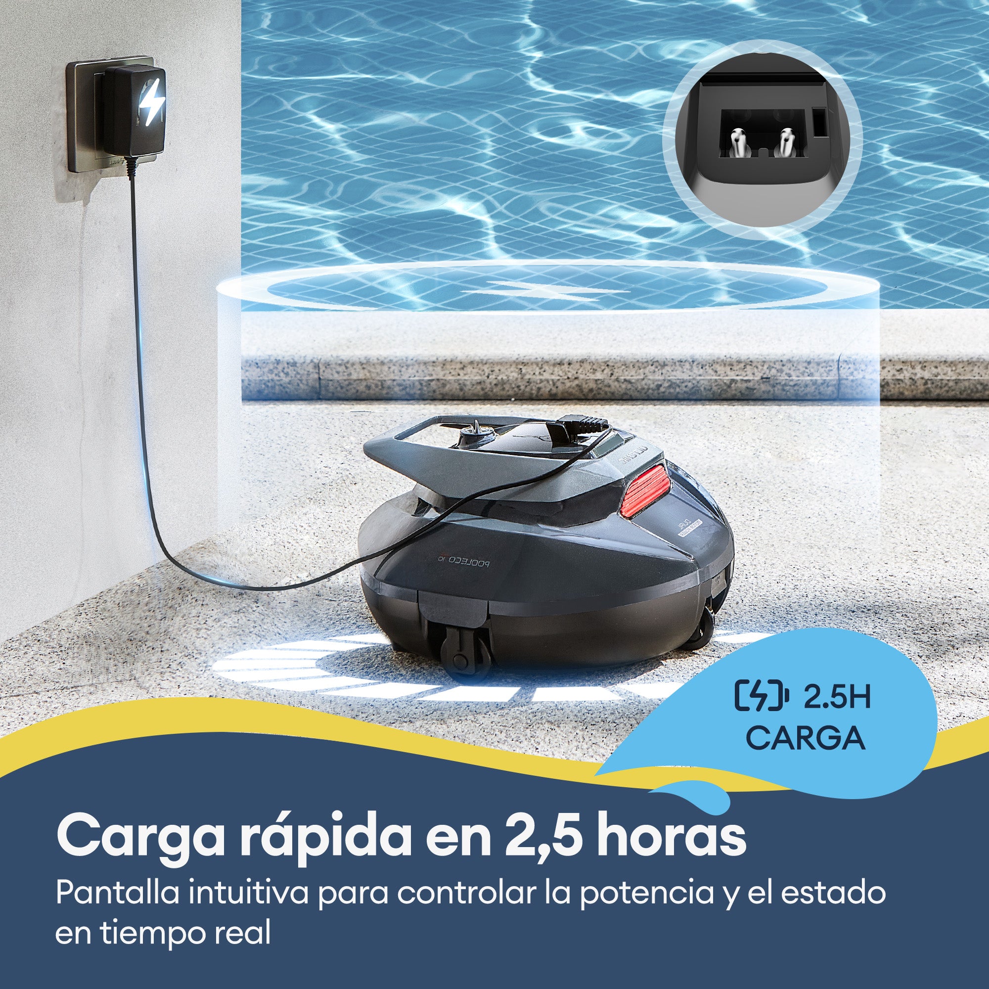 Robôs limpadores de piscina Ultenic Pooleco série 10