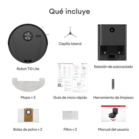 Ultenic T10 Lite Robot Aspirador y Fregasuelos